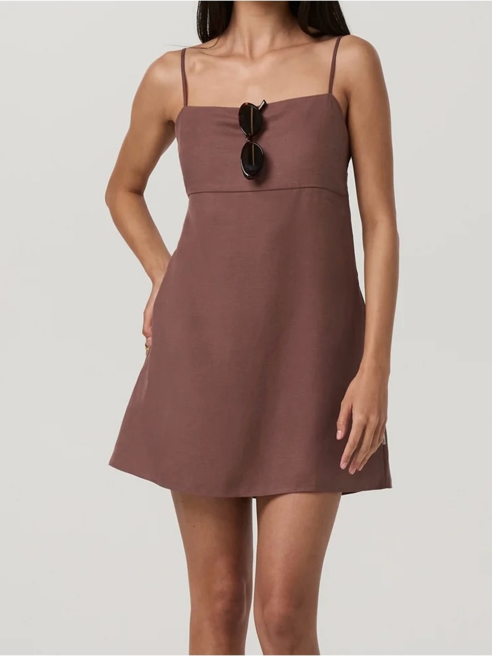 NWT Vuori Trestles Twill Dress in Sable - Picture 5 of 7